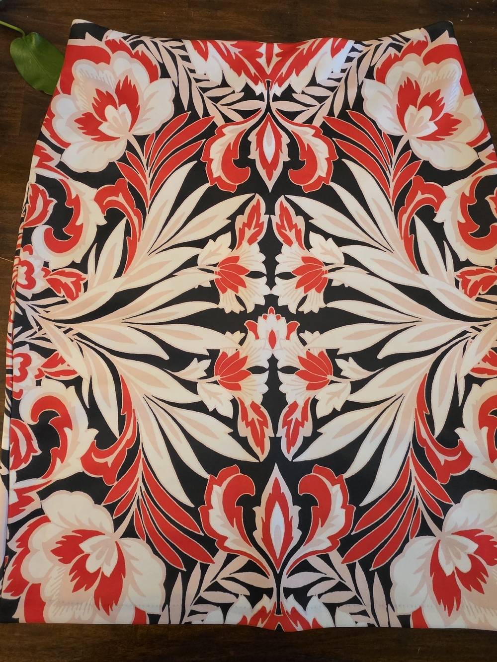 New York & Company Bold Floral Pencil Skirt - 25" Length